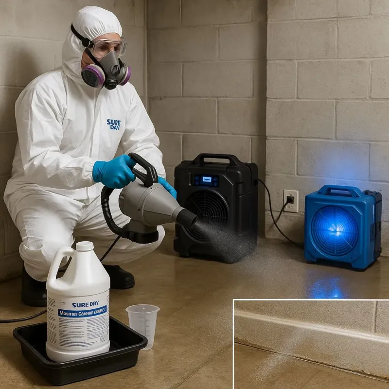 Sanitization and Odor Removal process in Stony Point, NC